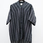 Contrast Stripe Linen - Shirt#93