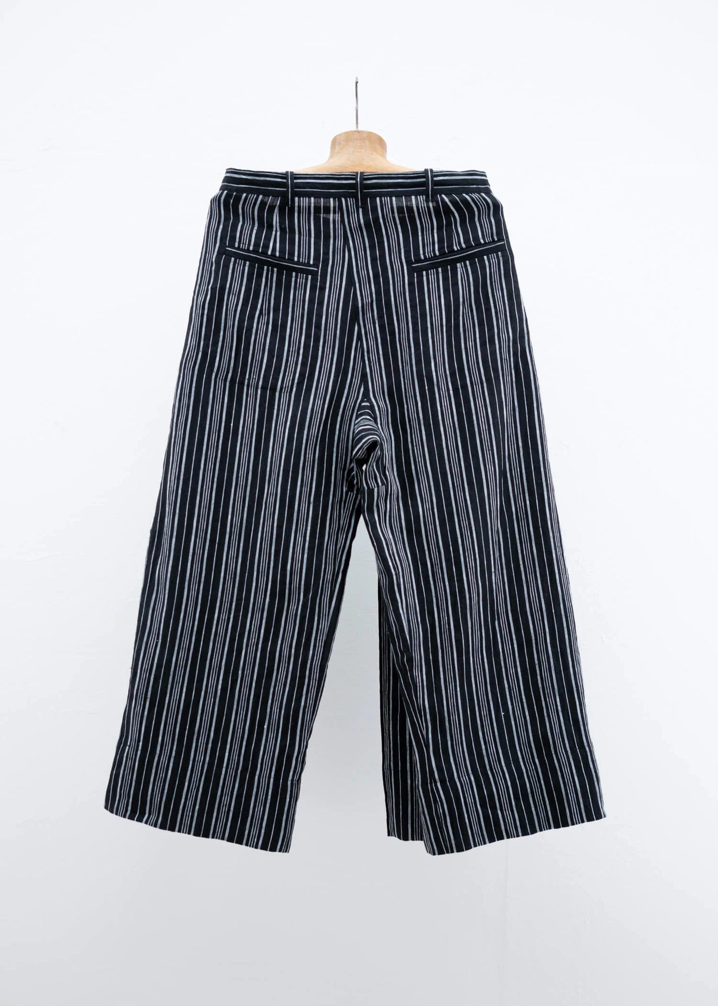 Contrast Stripe Linen - Trousers #74