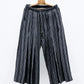 Contrast Stripe Linen - Trousers #74