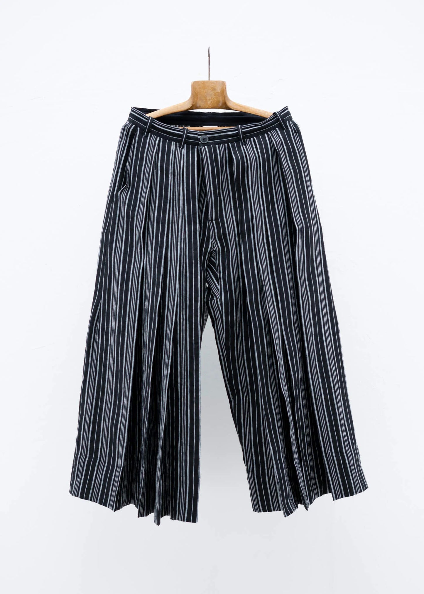 Contrast Stripe Linen - Trousers #74